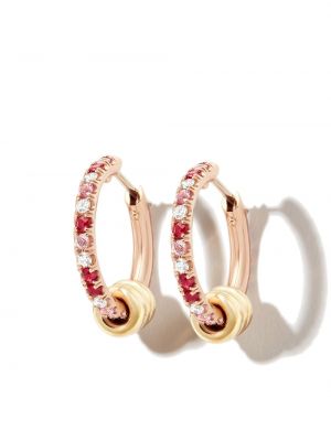 Boucles d'oreilles à boucle en or rose Spinelli Kilcollin