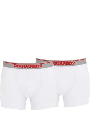 Boxers de tela jersey de modal Dsquared2 blanco