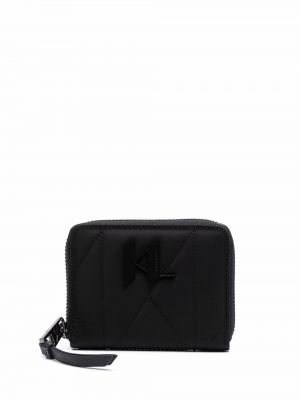 Peňaženka na zips Karl Lagerfeld čierna
