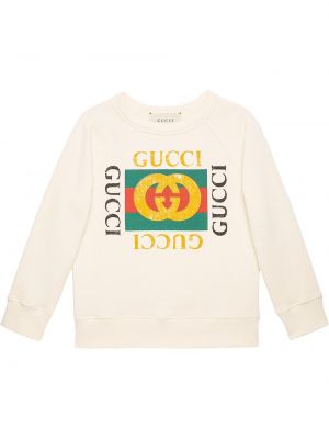 Hettegenser for jenter Gucci Kids hvit