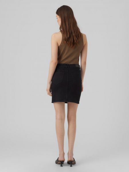 Džínová sukně Vero Moda černé