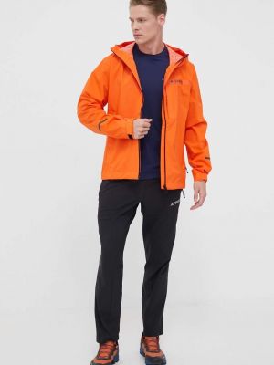 Vodoodporna jakna Adidas Terrex oranžna