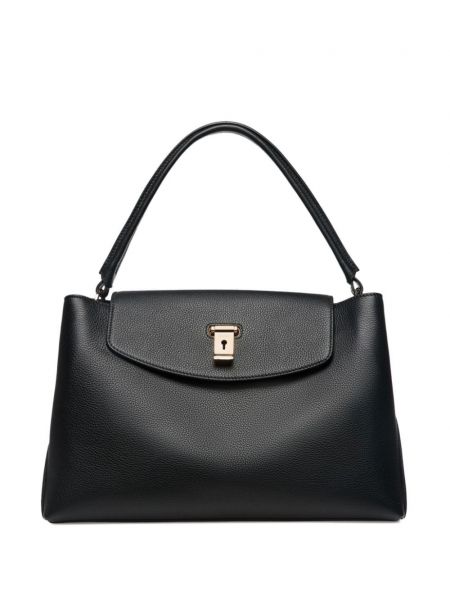 Leder shopper handtasche Bally