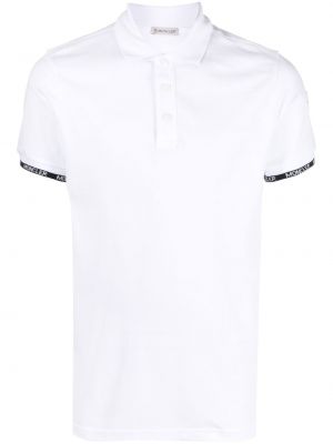 Poloskjorte Moncler hvit