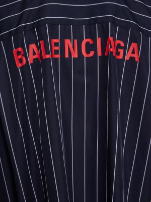 Oversized csíkos pamut ing Balenciaga