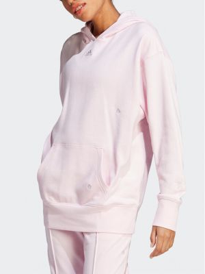 Bluză cu croială lejeră de cristal Adidas roz