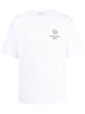 Тениска с принт Société Anonyme бяло
