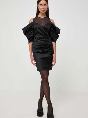 Uska mini haljina Karl Lagerfeld crna