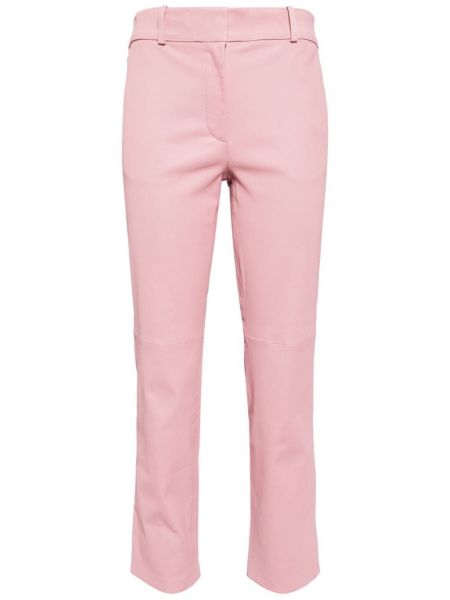 Kožené kalhoty Arma růžové