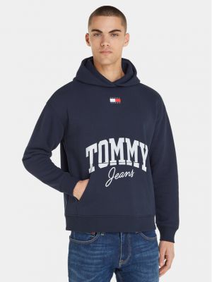 Polaire oversize Tommy Jeans bleu