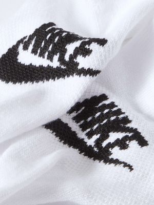 Хлопковые носки Nike белые