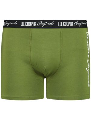 Bokserki z nadrukiem Lee Cooper khaki