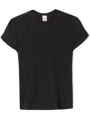 Skaidrus marškinėliai Re/done juoda