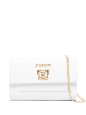 Crossbody väska Love Moschino vit