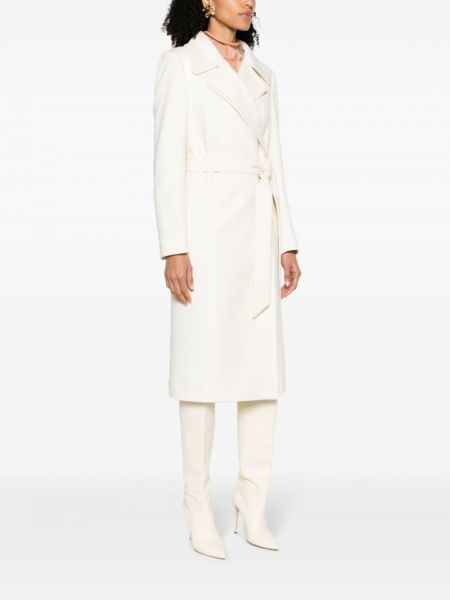 Cappotto di lana Tagliatore bianco