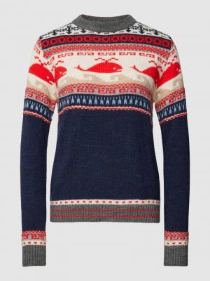 Dzianinowy sweter Weekend Max Mara czerwony