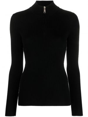 Вълнен пуловер Moncler черно