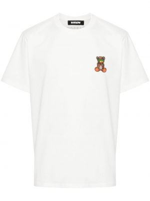 T-shirt aus baumwoll mit print Barrow weiß