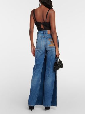 Straight leg jeans con bottoni Y/project blu