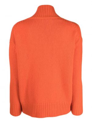 Sweter z kaszmiru Liska pomarańczowy