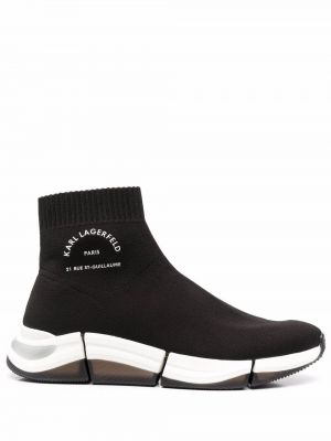 Strikket sneakers Karl Lagerfeld svart