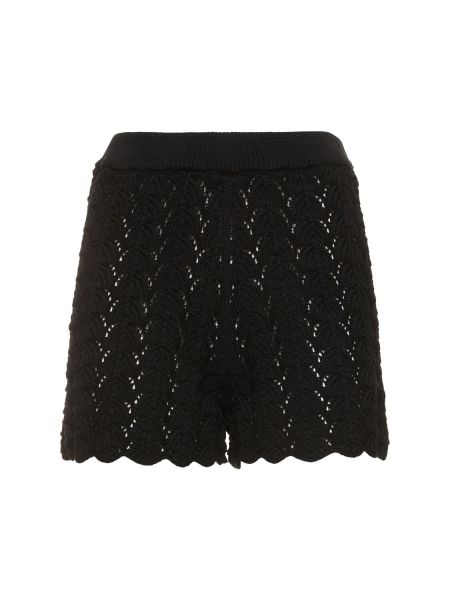 Bomull shorts Loulou Studio svart