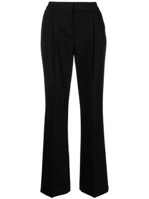 Pantaloni plisate Karl Lagerfeld negru