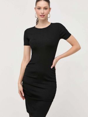 Testhezálló mini ruha Armani Exchange fekete