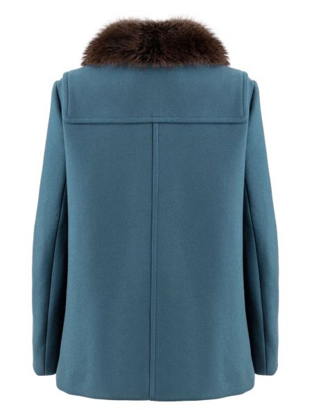 Kabát Prada Pre-owned modrý