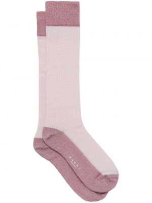 Чорапи Marni розово