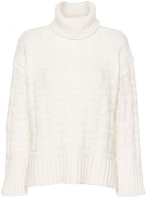 Jacquard džemper Tommy Hilfiger bijela