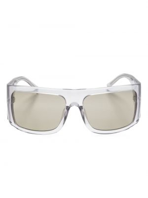 Oversize saulesbrilles Linda Farrow balts