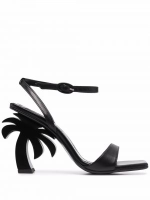 Sandale cu toc Palm Angels negru