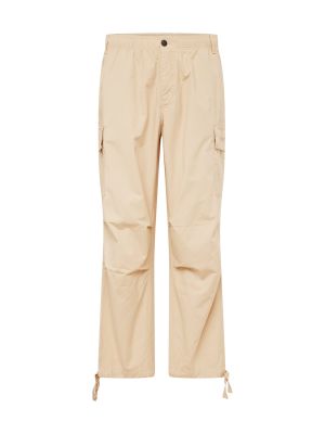 Pantaloni cu buzunare Calvin Klein Jeans bej