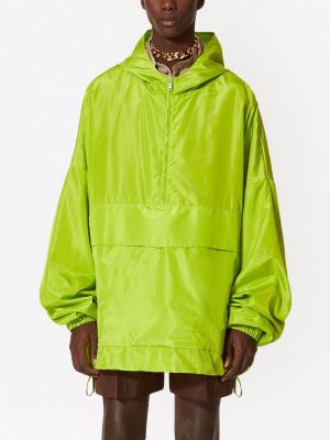 Kabát s kapucí Valentino zelený