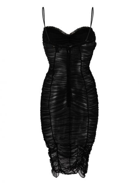 Tylové šaty Kiki De Montparnasse černé