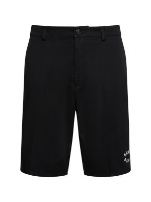 Pantalones cortos de algodón Kenzo Paris negro