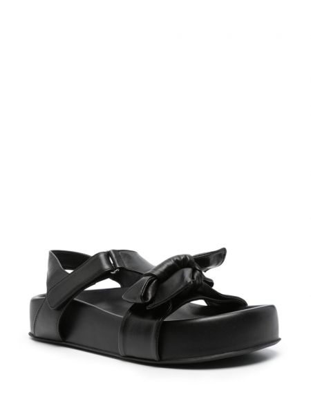 Sandály s mašlí Agl černé