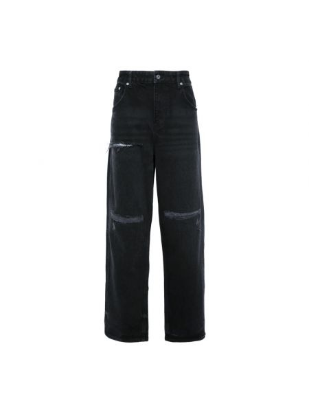 Zerrissene baggy-jeans Represent schwarz