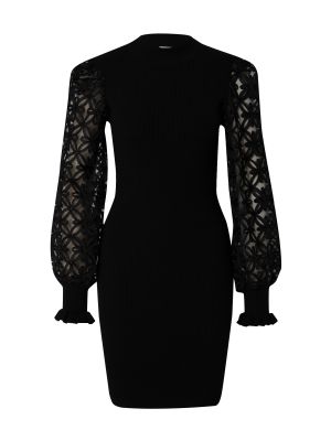 Плетена плетена рокля Yas черно