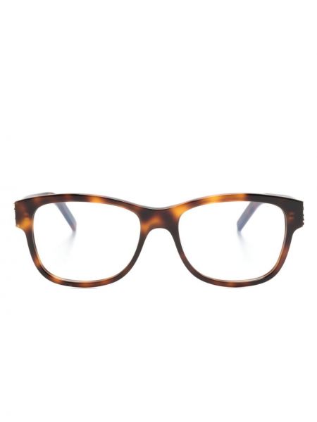 Очила Saint Laurent Eyewear кафяво