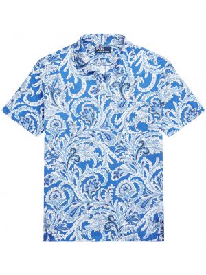 Pamut cipzáras hímzett pólóing Polo Ralph Lauren