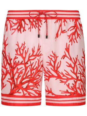 Trykt shorts Dolce & Gabbana rosa