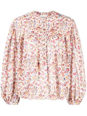 Плисирана блуза на цветя с принт Marant