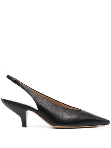 Полуотворени обувки с ток Maison Margiela черно