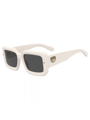 Białe okulary przeciwsłoneczne Chiara Ferragni Collection