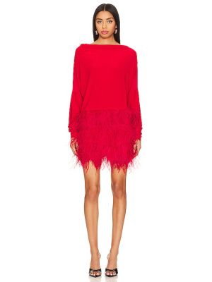 Mini robe Norma Kamali rouge