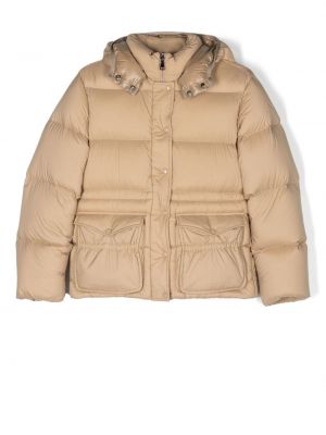 Jacka med huva för tjejer Moncler Enfant