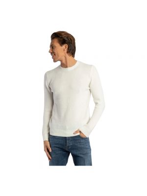 Sweter z okrągłym dekoltem Mc2 Saint Barth biały