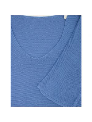 Jersey de algodón de punto de tela jersey Le Tricot Perugia azul